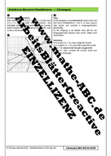 Lade das Bild in den Galerie-Viewer, ABC-DE-LFZE - AB Zeichnen linearer Funktionen