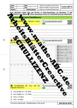 Lade das Bild in den Galerie-Viewer, ABC-DE-LFZE - AB Zeichnen linearer Funktionen