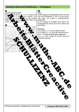 Lade das Bild in den Galerie-Viewer, ABC-DE-LFZE - AB Zeichnen linearer Funktionen